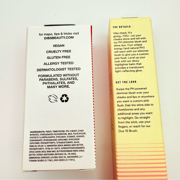 2 Dibs Bronzer & Glowtour Duo Aura PH Cream Blush Highlight Unbothered Bronze - Picture 7 of 15